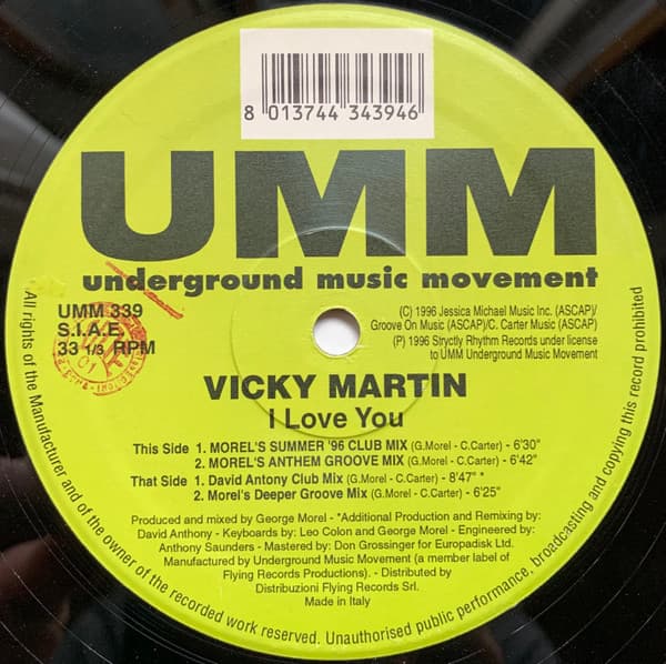 Vicky Martin - I Love You