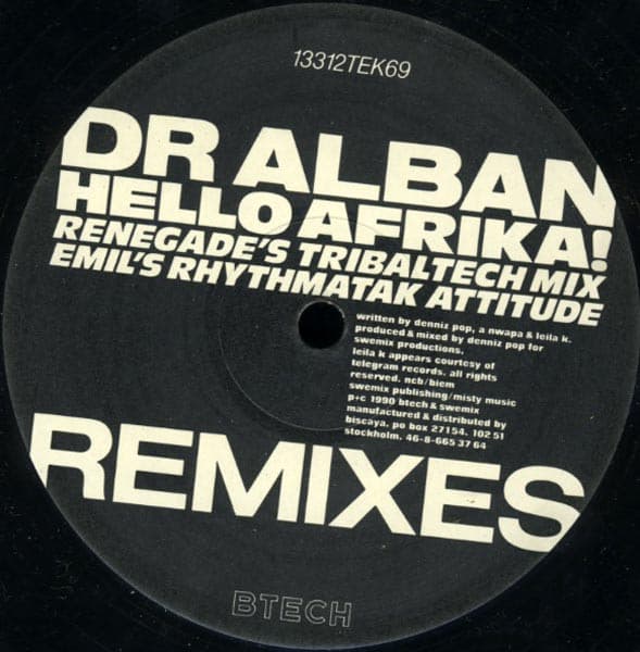 Dr. Alban - Hello Afrika! (Remixes)