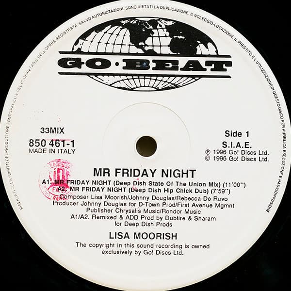 Lisa Moorish - Mr Friday Night