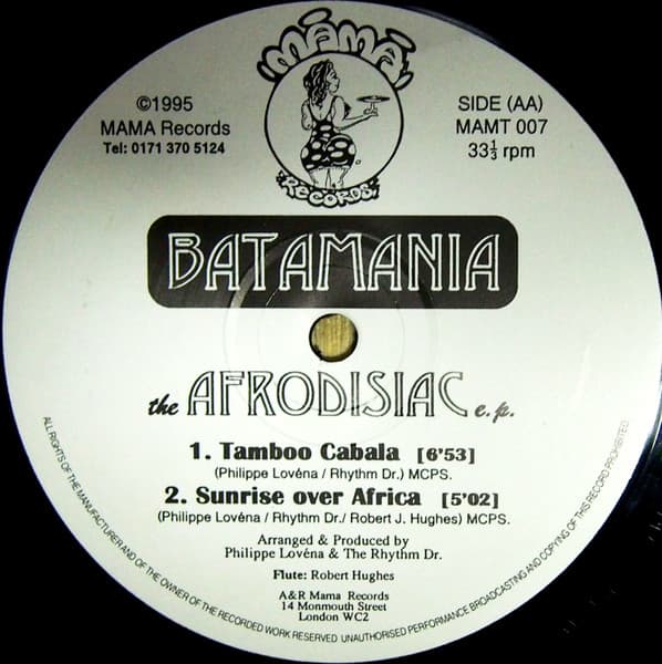 Batamania - The Afrodisiac EP