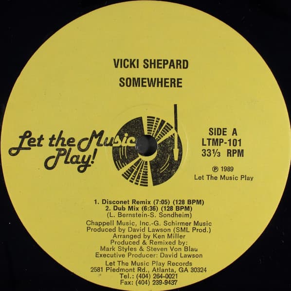 Vicki Shepard - Somewhere