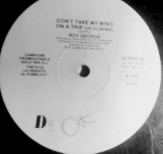 Boy George / The Cult - Don't Take My Mind On A Trip (U.S. Club Mix) / Fire Woman
