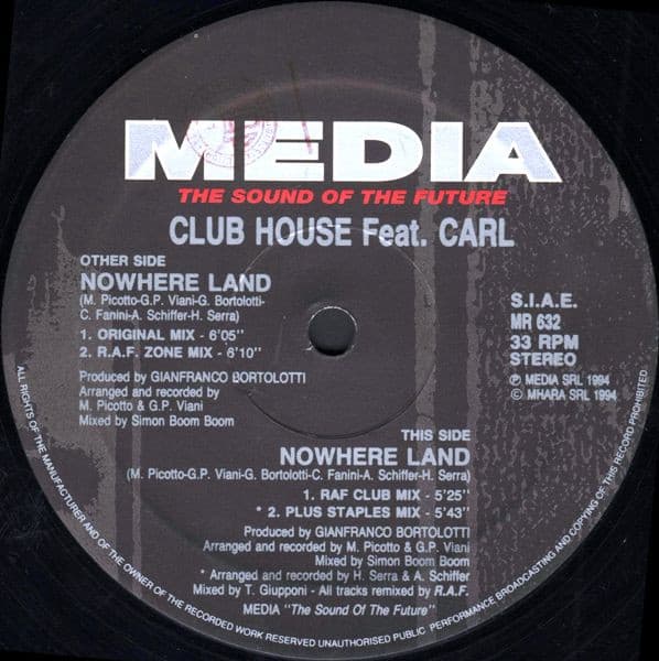 Club House Featuring Carl Fanini - Nowhere Land