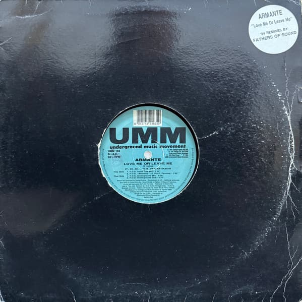 Armante - Love Me Or Leave Me (F.O.S. '94 Remixes)