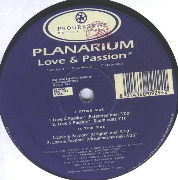 Planarium - Love & Passion