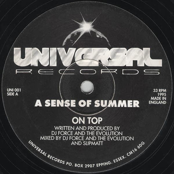 A Sense Of Summer - On Top / Easin On