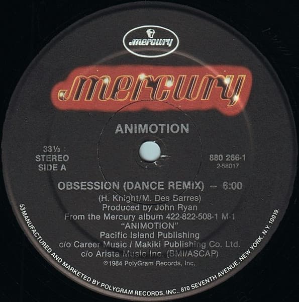 Animotion - Obsession (Dance Remix)