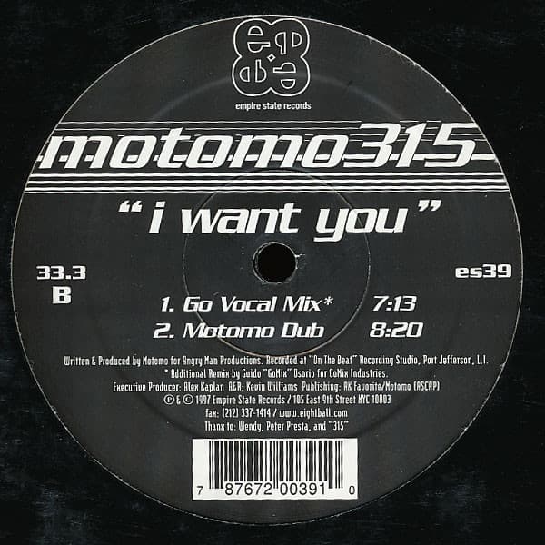 Motomo 315 - I Want You