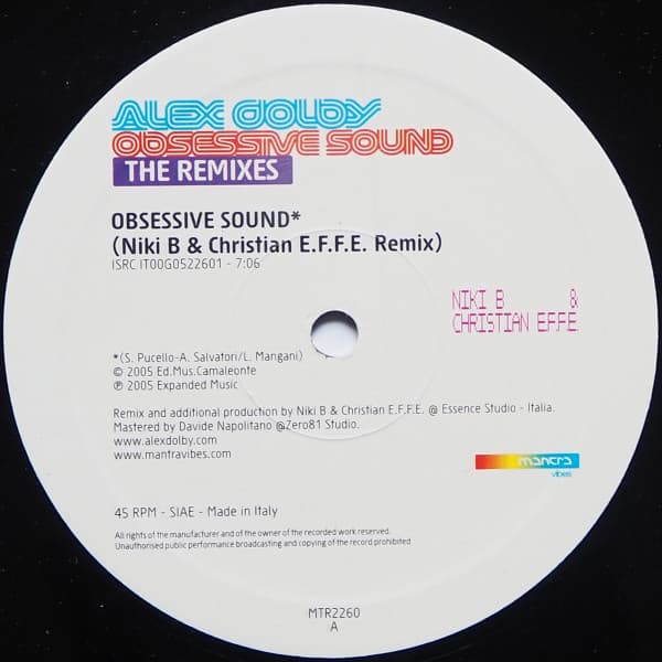 Alex Dolby - Obsessive Sound (The Remixes)