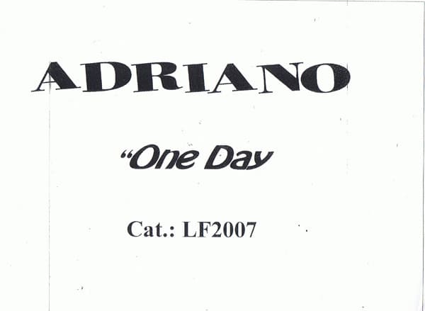 Adriano (11) - One Day