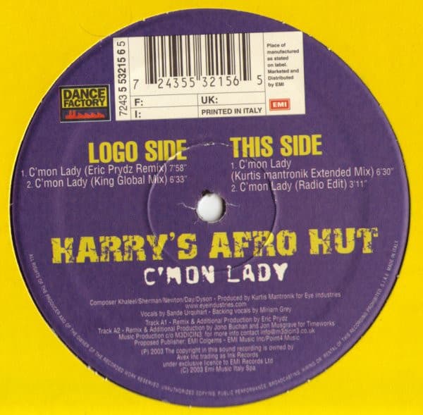Harry's Afro Hut - C'Mon Lady