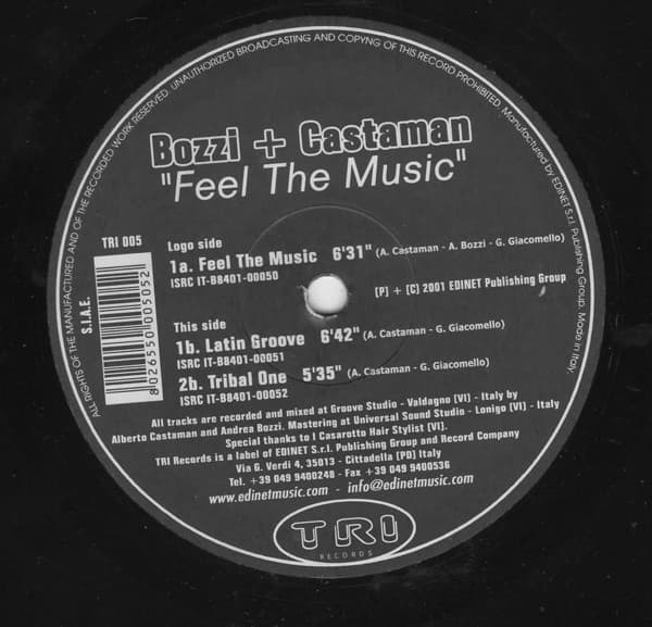 Bozzi vs. Castaman - Feel The Music