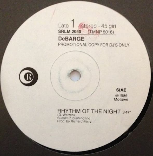 DeBarge / Rockwell - Rhythm Of The Night / Peeping Tom