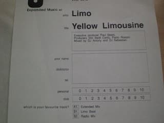 Limo (5) - Yellow Limousine