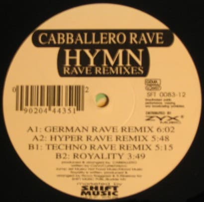 Cabballero - Hymn (Rave Remixes)