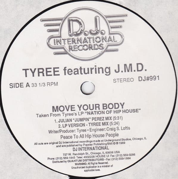 Tyree Cooper Featuring J.M.D. - Move Your Body